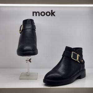 [무크]여성 스퀘어장식 숏 앵클 경량몰드 부츠 322606 AA HGHI2S