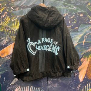 [르니앤맥코이]등판자수로고잔체크바람막이점퍼MN06JP00111_IC