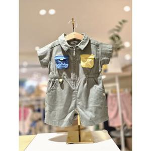 블루독베이비 10 26SS신상(KH)정글컬러매치점프수트(백일돌아기옷) (4631442204)