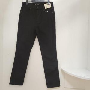 뱅뱅 HC15 뱅뱅 봄 여름 남성 스판 밑위가 편한 레귤러핏 블랙 데님바지 NQM200