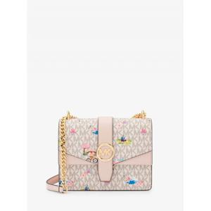 마이클코어스 그리니치 엠베리시 플랩 크로스바디 스몰 - MK시그니처 35S6GGRC1I7183