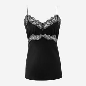 생로랑 스파게티 스트랩 레이스 트림 란제리 탑 801891Y001W 10