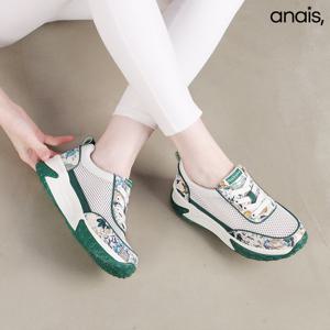 [아나이스] 플라워 메쉬 스니커즈 4.5cm_26S144