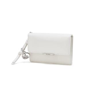 [질스튜어트] 뉴트 아이보리 소가죽 슬림 카드지갑 JAWA6E632