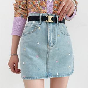 [금찌]금찌 달래 데님 스커트 SK3254