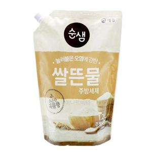순샘 쌀뜬물 주방세제 리필 1.2L