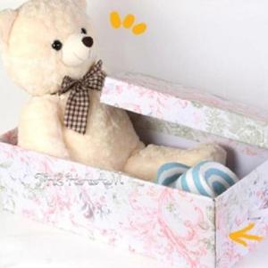 가든플라워 뚜껑식 정리함 2P