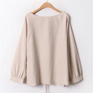 [강물처럼]아이우먼 밀크스트링블라우스 BAB567M012 빅사이즈 (6