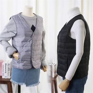 [강물처럼]위쉬몰 TW 심플브이경량베스트(B295H011) 빅사이즈 (6