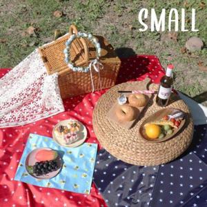 [주방] 더해피 양면방수 피크닉 매트 소형 식탁 테이블 돗자리 캠핑 소풍 휴대용 감성 비치 블랭킷