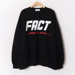 [강물처럼]아이우먼 레터링라운드맨투맨 DLB411M011 빅사이즈 (6