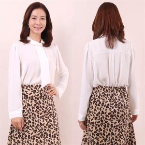 [강물처럼]빅사이즈사랑해요 6971L011 롤 쉬폰 블라우스 WW (622