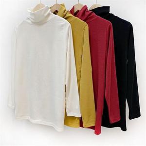 [강물처럼]빅사이즈사랑해요 0499L010 4컬러 심플 폴라티 BE (61