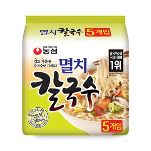 봉지라면 농심 멸치 칼국수 98g 20개