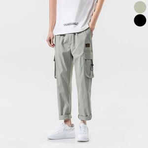 남자 편한 조거팬츠 카고 얇은 건빵 바지 스트링 조절