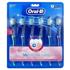 오랄비 고탄력 초미세모 잇몸전문케어(6입) 칫솔