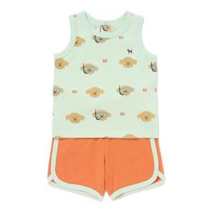 [블루독베이비]스노클링도기민소매상하세트 (45370-672-10)