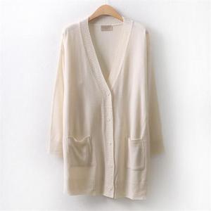 [강물처럼]아이우먼 포켓 브이 롱가디건 RM4970M008 빅사이즈 (5