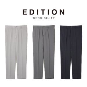 [에디션앤드지]26 SS 남자여름바지 리넨 라이크 테이퍼드 슬랙스 3종 1택 NEG2PP1627 DR448