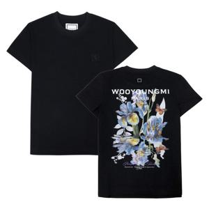 우영미 플라워 백로고 여성 반팔티셔츠 M261TS06708B