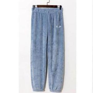 여성홈웨어 여성 극세사 조거팬츠 융털 데일리 잠옷 도톰방한바지