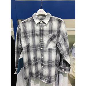 [폴햄키즈]코튼 체크셔츠PKG5WC3720_GN