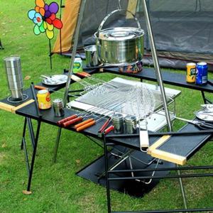 BBQ 아웃도어 1190MM 다용도 조립식 콜라보 테이블 BBQ 아웃도어