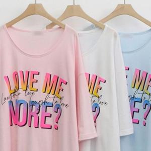 반팔티 306K201S 박시 빅사이즈미시옷 빅사이즈 여성