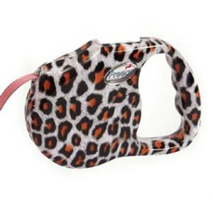 애견리드줄 프리고 패션 자동줄 캣 레오파드 강아지 애견 리드줄