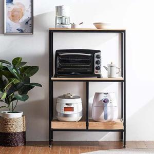 루디 더블 렌지대 밥솥다이 가전제품 선반 주방정리함