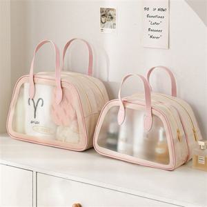 [메쉬/방수] 소형 2단 메쉬 세면 방수백 여행용 가방