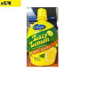 식자재유통 식자재 레이지 레몬주스 200ml x5개