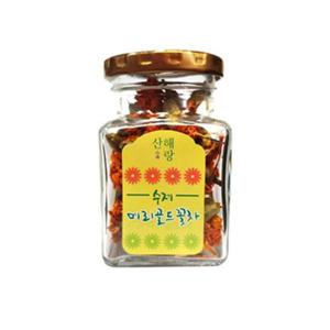 웰빙티 국내산 수제꽃차 메리골드꽃차 진한 꽃 향기 12g