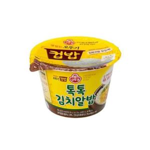 간편식사 오뚜기 톡톡김치알밥 컵밥 덮밥 즉석밥 4개