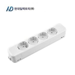 전기콘센트멀티탭 접지 노출 4구 콘센트 멀티 멀티탭