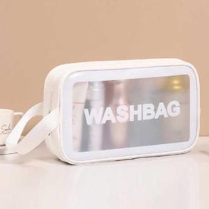 방수파우치 반투명 여행용 샤워백 여행 방수 세면도구 파우치