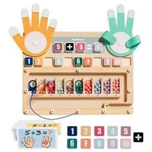 [문구] 탑브라이트 숫자학습 핑거앤비즈 숫자학습놀이 121149 수세기 숫자놀이 학습교구