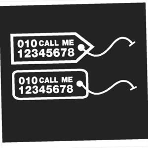 D24 주차번호 데칼스티커 TKPH-09