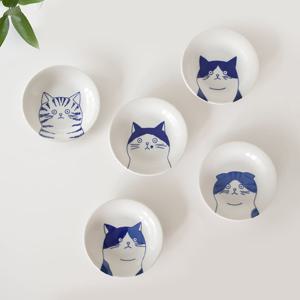 [1개+1개] 니코트 큐티네코 접시 14cm MADE IN JAPAN