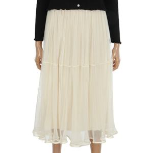 [나인식스뉴욕] 데이트룩 러플 샤 스커트 (NO2SK004M0)