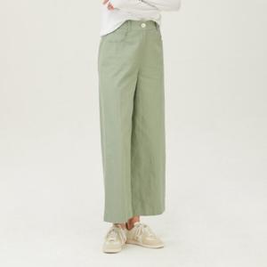 [베네통]밴딩 와이드 린넨 팬츠_BAPT05411