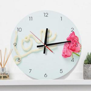 아트박스/꾸밈 ig196-사랑의장미꽃_인테리어벽시계