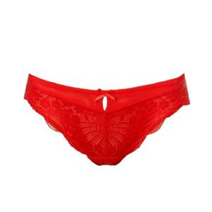 [예스]리얼레드 꽃무늬 레이스팬티 YSWPAB02