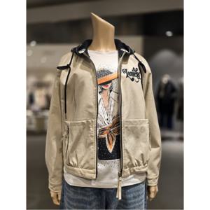 르니앤맥코이 후드집업 페이크 가죽점퍼 (MN04JP013HJY)