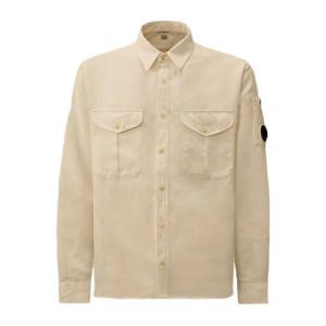 CP컴퍼니 체스트 포켓 슬리브 렌즈 패치 데님 셔츠 20CMSH082A1