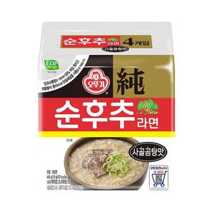 봉지라면 오뚜기 순후추라면 사골곰탕맛 110g 8개