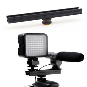 마이크 카메라 핫슈 연장 레일 바 마운트 모니터 LED 라이트 20cm