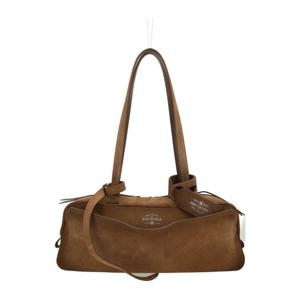 발렌시아가 엠보스드 로고 스웨이드 볼링백 832920 2AB9G2533