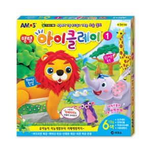아모스 아이클레이 1호/탱탱아이클레이/칼라점토/컬러점토/찰흙/