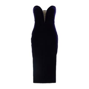 톰포드 오프숄더 칵테일 벨벳 원피스 AB3571FAX1335 GV775